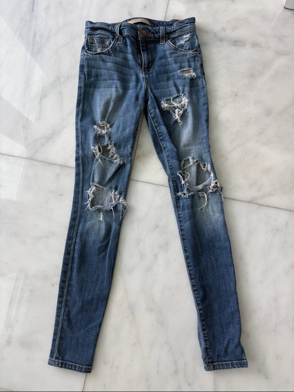 Joe’s woman’s Distressed Skinny Jeans - Blue